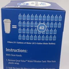 GREAT VALUE Replacement Water Filter GWF3 Alternative Compatible W/Vitapur GWF8