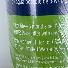 GE FXSVC Dual Stage Drinking Water Replacement Filter Pair Brand New Sealed