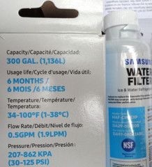 3x original Samsung HAF-CIN/EXP HAFCINEXP DA29-00020B water filter genuine parts