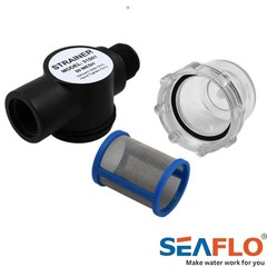 SEAFLO Water Pump Inline Strainer Filter (51S01)1/2″ NPSM Inlet/Outlet (10 Pack)