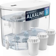 Countertop Alkaline Water Dispenser, 53-Cup with Multi-Stage Filtration System