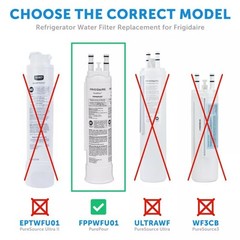 1/2/3/4 pack Frigidaire FPPWFU01 PWF-1 Refrige PurePour Water &Ice Filter New