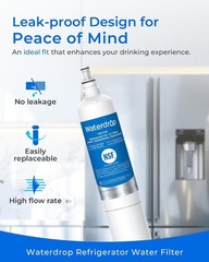 Waterdrop Water Filter Replacement for LG® LT600P®, KENMORE® 9990,6 PACK