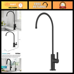 Single Handle Drinking Water Filter Faucet for Reverse Osmosis – Matte Black