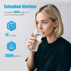 Water Filter Compatible with 51300C Bottle Stations Filter Compatible with ER…