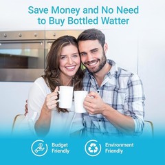 AQUACREST DW2042FR-09 Refrigerator Water Filter, Compatible with DW2042FR, (3)