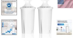 2-Pack Brita Water Filters – NSF Certified, Reduces Lead & Chlorine Effectively