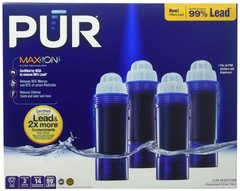 PUR MAXION Replacement Pitcher Filter – 4 PACK 4 Count (Pack of 1)
