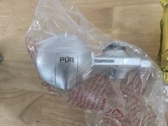 Pur PLUS Faucet Mount Water Filtration System Silver Matte PFM300V