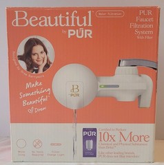 Beautiful by Pur Faucet Filtration System Horizontal – White No Cartridge
