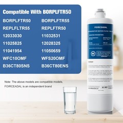 4PACK Fit For Bosch Ultra Clarity Pro BORPLFTR50 Water Filter #WFS200MF/WFS210MF