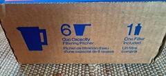 Brita Metro Water Filter Pitcher 6 Cup BPA-Free & Brita Filter Pitcher sealed