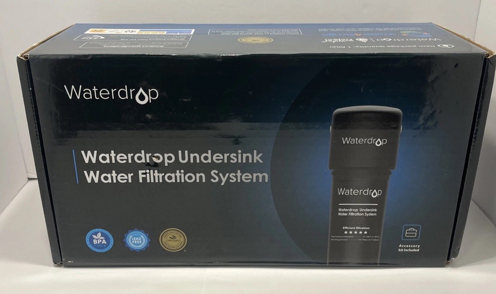 Waterdrop Under Sink Water Filtration System WD-RF10- NEW – Open Box – Sealed