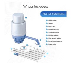 Brio Portable Water Dispenser. Fits Most Standard 3-6 Gallon Bottles