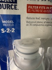 Project Source Twist-in Refrigerator Water Filter S-2-2 Fits Samsung HAF-CINS 2