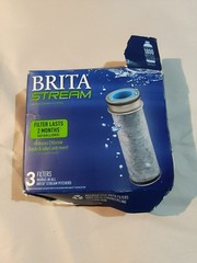 Brita Stream Pitcher Replacment Water Filter 3-PACK Never Used