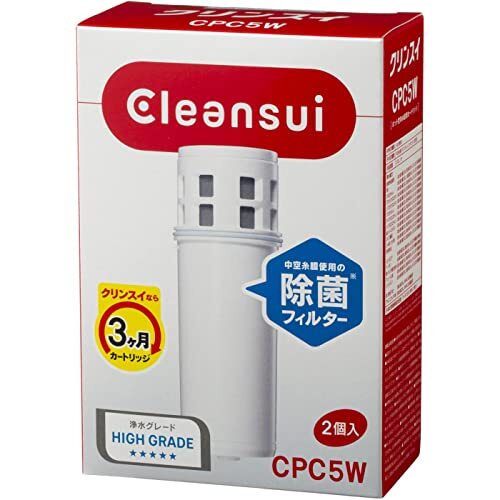 Cleansui Water Purifier Pot Type Replacement Cartridge 2-Piece Set CPC5W-NW