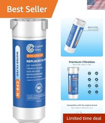 Crystala Filters Water Filter Compatible with XWFE (Built-In CHIP), Replacement