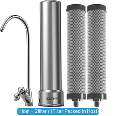 U200PRO Kitchen under Sink Drinking Water Filter Purifier 5 in 1, Stainless Stee