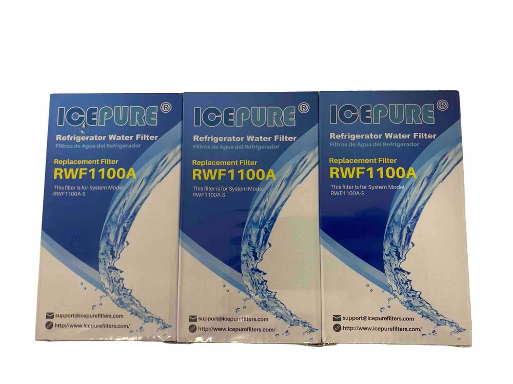 Icepure Refrigerator Water Filter Replacement RWF0600A 3 Pack New