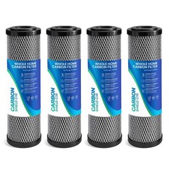 1 Micron 10″ x 2.5″ Activated Carbon Whole House Water Filter Charcoal Block …