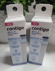 LOT 2 Contigo Wells Replacement Filter Water Bottle Tritan Cartridge 💦 1217724