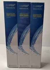 3 Pack Sealed Icepure RWF2000A Refrigerator Water Filter for Samsung