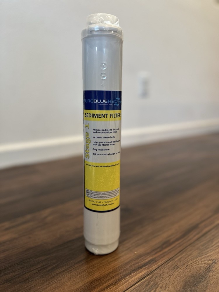 NEW Pure Blue H2O Reverse Osmosis Water Filter | Stage 1 Sediment Filter ONLY