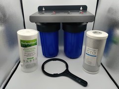 Turboyhood Whole House Water Filter System 5-Stage 10″ 1″ Ports Sediment Carbon