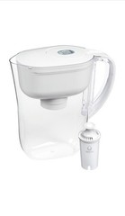 Brita Metro 6-Cup Water Filter Pitcher – White | Smart Light Indicator + Filter