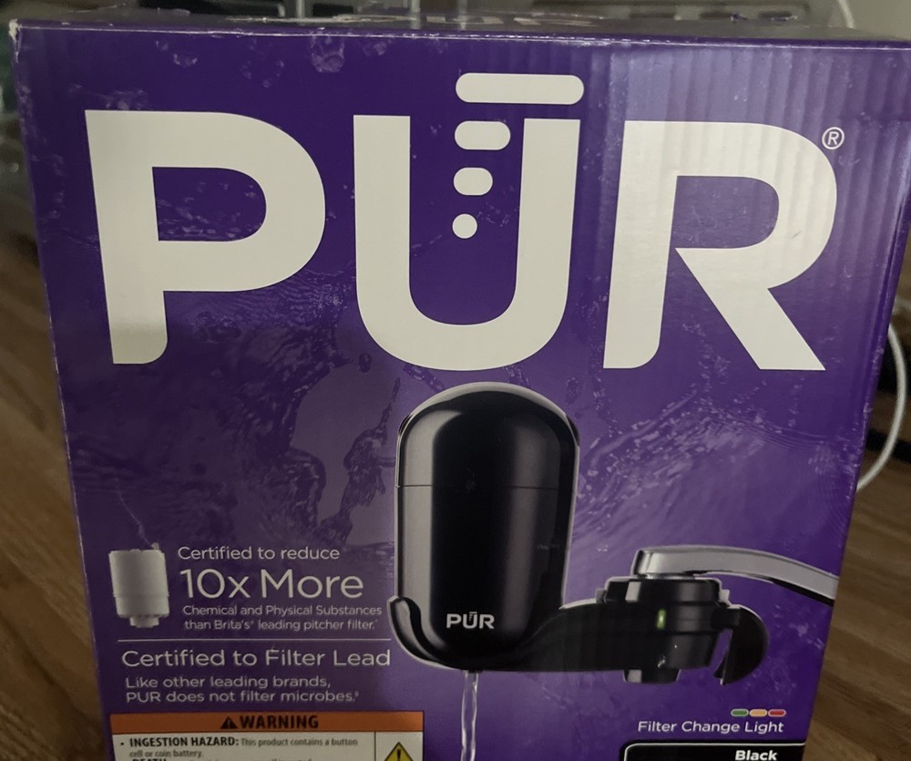 PUR FM3333B black Faucet Filtration System Mount with Filter (New in Box)