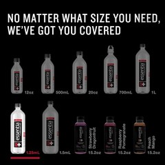 Ionized Alkaline Water 42.3 Fl Oz Pack of 12 pH 9.5 Electrolyte Bottled