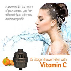 Vitalizer Plus Hexagonal Water Machine + BathBeyond 15 Stage Shower Filter