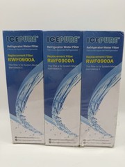 3 PACK- REFRIGERATOR Water Filter Replacement For RWF0900A