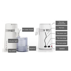 750W 220 V 4L Large Capacity Laboratory Household Distilled Water Machine S TMEN
