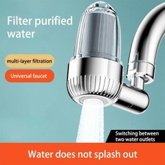 Kitchen Faucet Filter Extender Universal Rotating Water Nozzle Tap Water Filter