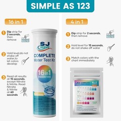 16 in 1 Drinking Water Test Kit 100 Strips