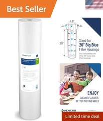 Pentair DGD-5005-20 Big Blue Water Filter, 20-Inch Whole House Sediment Filte…