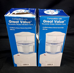 2- Pack GREAT VALUE Replacement Water Filters GVWF – New Filters – Rough Boxes