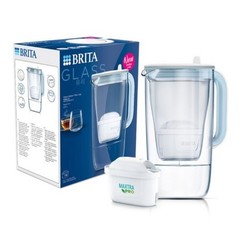 BRITA Glass Water Filter Jug 2.5L + 1 Filter Included