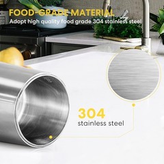 VIVOHOME Water Distiller Countertop 1.1 Gallon/4L 304 Stainless Steel Distilled
