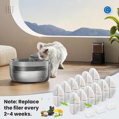 12 Packs Replacement Filters and 12 Packs Pump Sponges for FEELNEEDY 7L/1.8Ga…