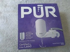 PUR Faucet Mount Filtration System, Black