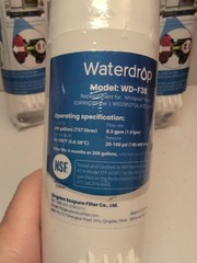 Waterdrop WD-F38 Refrigerator Filter replacement W10295370