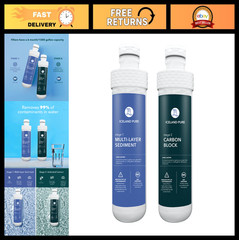 Replacement Water Cooler Filters for Bottleless Systems – 1500 Gallon Dual Set