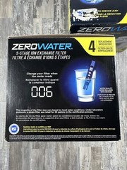 Zero Water 5-Stage Replacement Filter 4 Cartridge/Lot New/Open Box