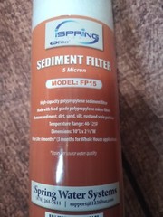 iSpring Filter – Sediment Filter 5 Micron (Model FP-15) ispring Water Systems