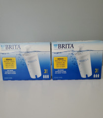 Brita 2 Boxes Water Pitcher Replacement Filters Reduces Mercury Zinc 6 Total