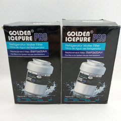 2x GOLDEN ICEPURE PRO RWF0600AH WATER FILTER System Model # RWFS0600AH