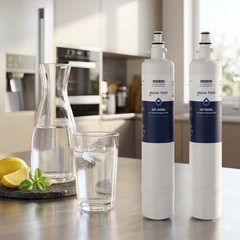 2 Pack Glacier Fresh GF‑009X Ice Water Filter Compatible w/ GE RPWFE RPWF